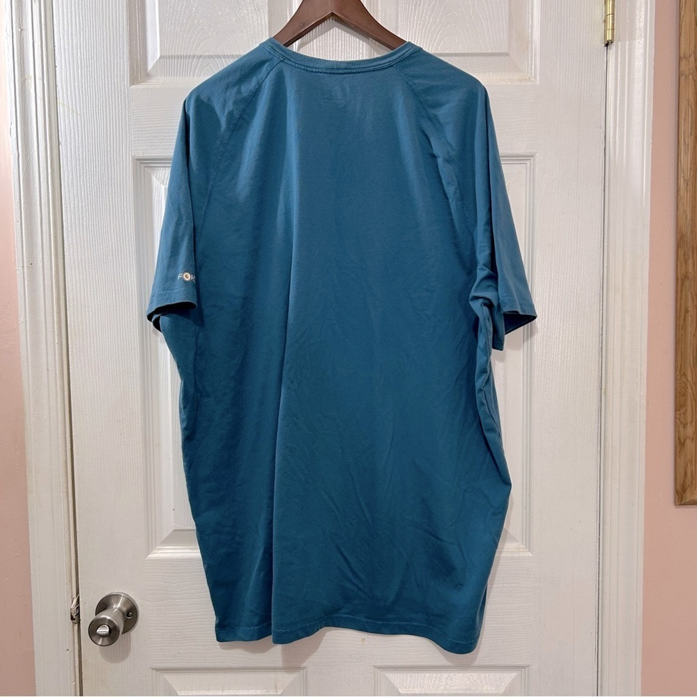 Carhartt Men's T-shirt Relaxed Fit "Force" Blue Green Size 3XL - Picture 8 of 8
